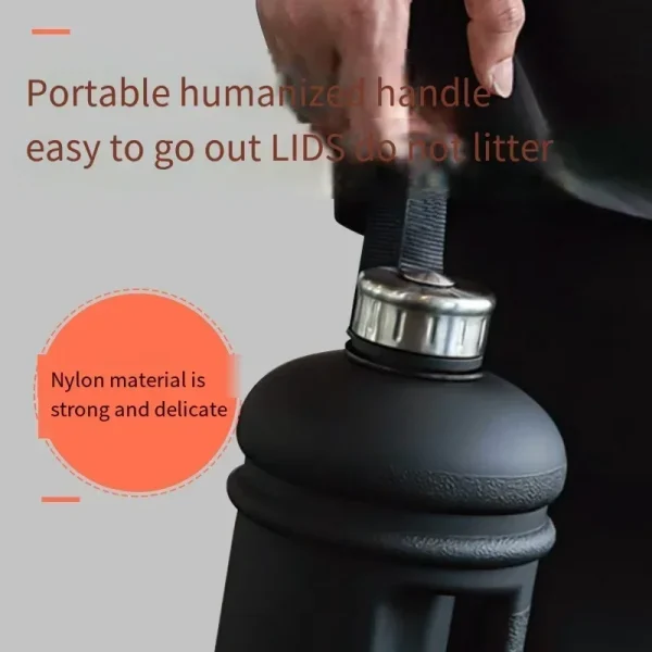 Portable 2.2L Large Capacity Plastic Sports Bottles Outdoor Travel Cold Water Cup Fitness Gym Protein Shaker Sport Bottle Termos 4
