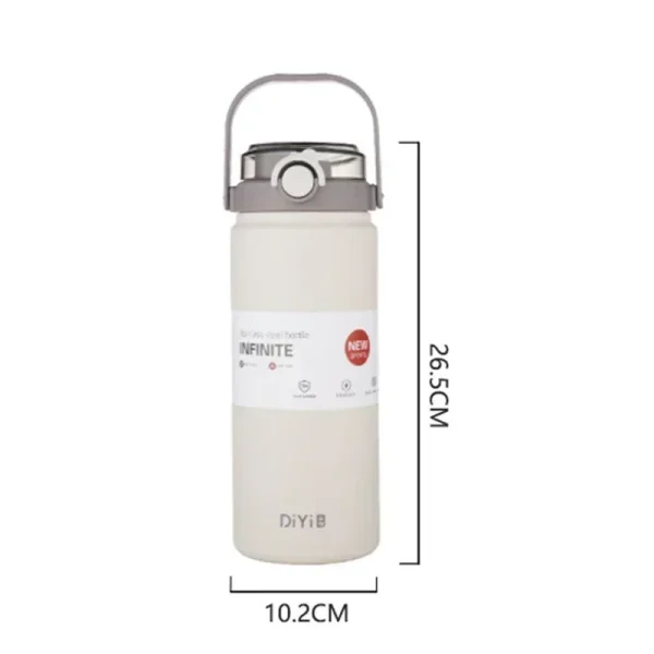 Hot 1.2L Large Capacity Thermo Bottle with Straw Stainless Steel Thermal Water Bottle Keep Cold and Thermos Cup Vacuum Flask 6