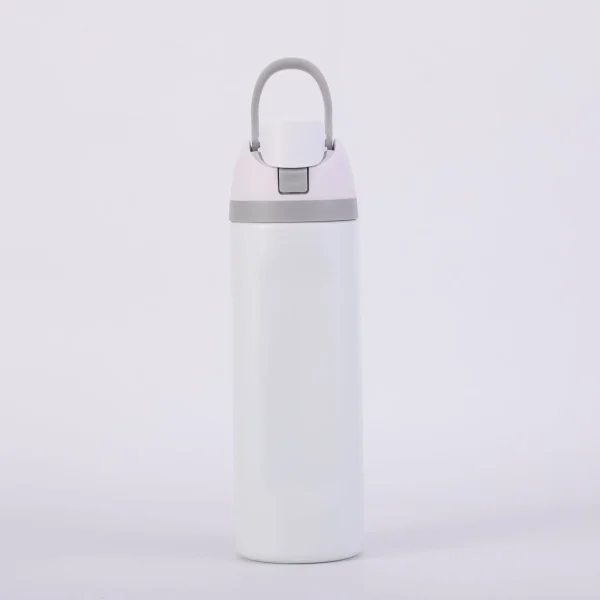 304 Stainless Steel Fitness Thermos Bottle with Handle Macaron Colored Insulated Cup Large Capacity Straw Fruit Cup 5