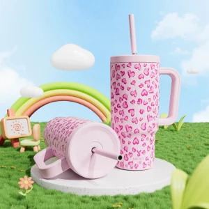 Meoky 24oz Thermos Bottle Stainless Steel Multicolor Vacuum Flask Insulated Water Bottle Travel Cup For children Coffee Mug 1