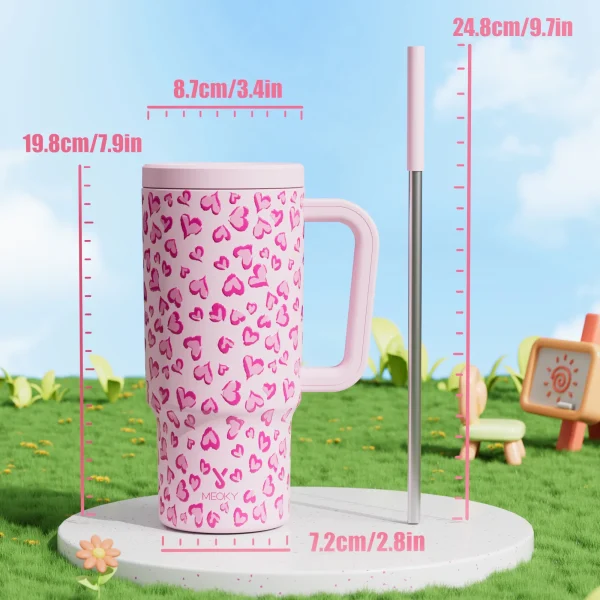Meoky 24oz Thermos Bottle Stainless Steel Multicolor Vacuum Flask Insulated Water Bottle Travel Cup For children Coffee Mug 5