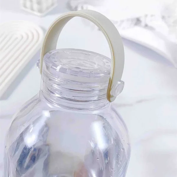 1 L large Water Bottle Plastic Clear Sport Drinking Bottle With Handle Portable Outdoor Tour Travel Cups Summer Drinkware 6