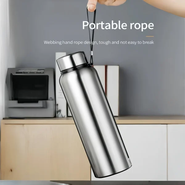 1L Stainless Steel Thermos Bottle Thermal Water Bottle Keep Cold and Hot Water Bottle Thermos for Water Tea Coffee Vacuum Flasks 6