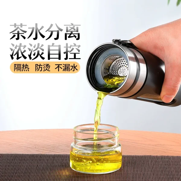 Travel Tea Infuser Glass Water Bottle Tumbler Accessories Teapot Infusion Portable  Glass Cups Kitchen Accessories Filter 3