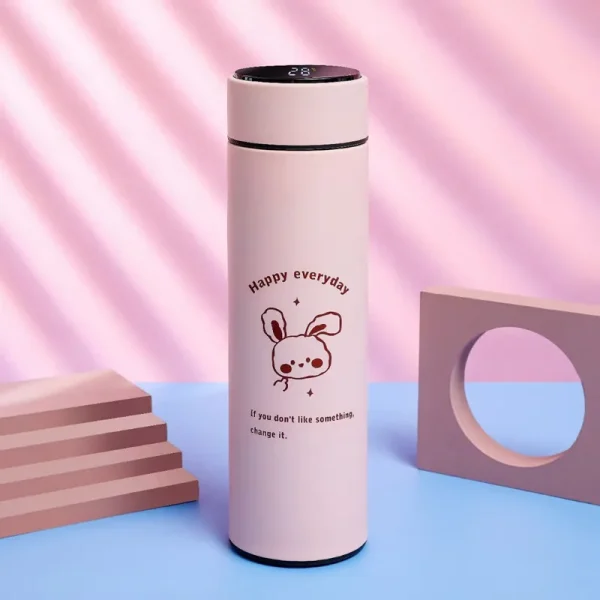 Smart Thermal Bottle Display Temperature Thermal Mug Stainless Steel Food Thermos For Tea Water Bottle With Heating Lovely Cup 6