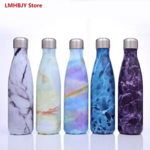 LMHBJY 500/1000ml Double-Wall Insulated Vacuum Flask Stainless Steel Water Bottle Cola Water Beer Thermos for Sport Bottle 1
