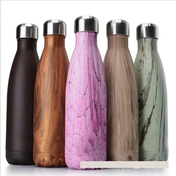 LMHBJY 500/1000ml Double-Wall Insulated Vacuum Flask Stainless Steel Water Bottle Cola Water Beer Thermos for Sport Bottle 5
