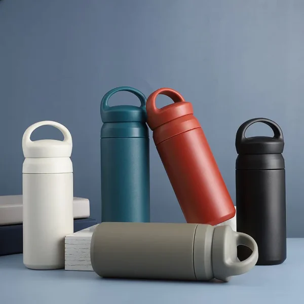 500ML Water Bottles Protable Stainless Steel Durable Thermos Insulated High-capacity Drinking Bottle Coffee Cup Travel Mug 2