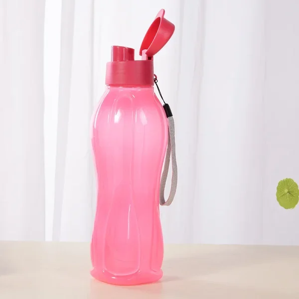 800/1100ML Bottle Plastic Water Bottle Portable Outdoor Sports Water Cup Large Capacity Solid Color Space Cup Plastic Drinkware 5