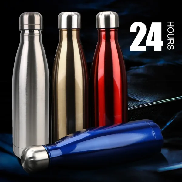 500ml Thermos For Sport Bottles Double-Wall Insulated Vacuum Flask BPA Free Thermos Stainless Steel Water Bottle Cola Water Beer 1