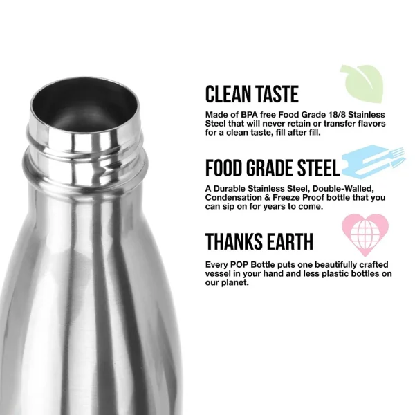 500ml Thermos For Sport Bottles Double-Wall Insulated Vacuum Flask BPA Free Thermos Stainless Steel Water Bottle Cola Water Beer 2