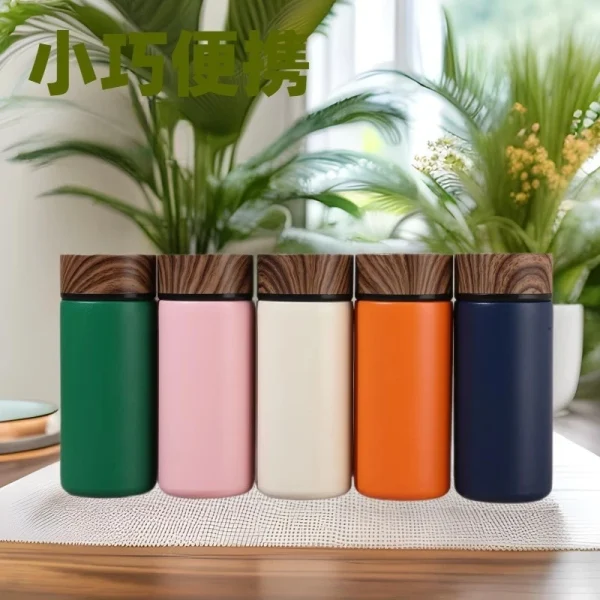 Name Custom 316 Stainless Steel Travel Drink Water Bottle Mini Thermos Bottle Thermoses Coffee Vacuum Flasks Cup 3
