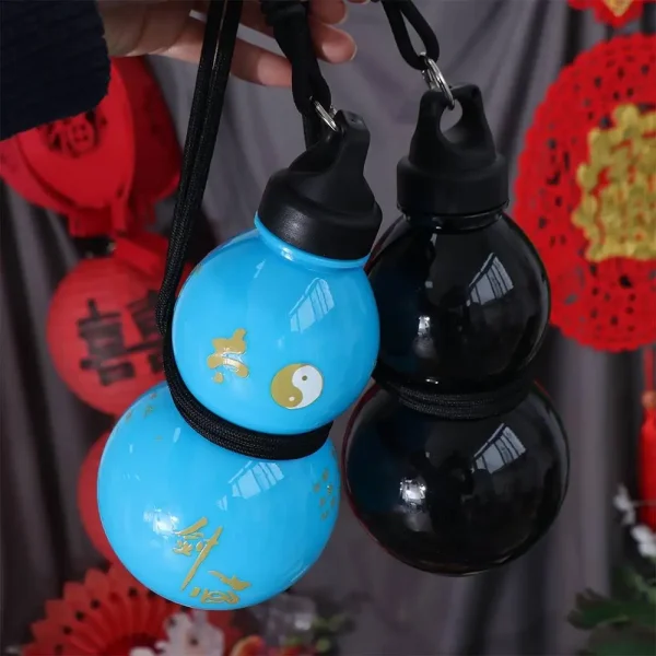 Creative Chinese Style Gourd Water Bottle Large Capacity Vintage Drink Bottle 800ML Portable Kettle Sport 5