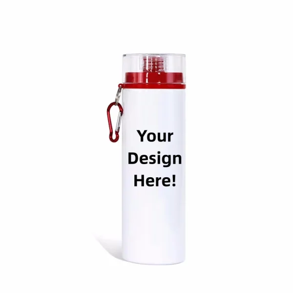 Sublimation DIY Print 750ML Colorful Aluminium Sport Large Capacity Outdoor Water Bottle For Kids Children Custom Logo Gift 4