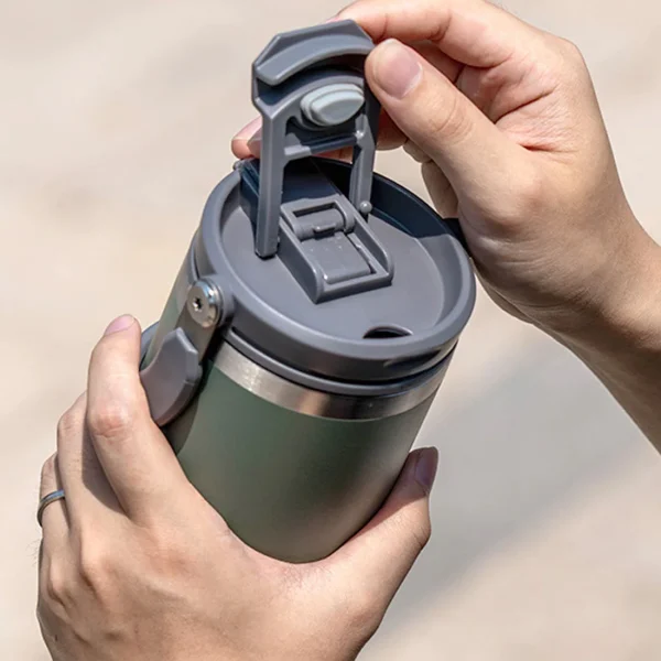 750ml 900ml Coffee Cup Thermos Bottle Stainless Steel Double-layer Insulation Cold And Hot Car Travel Mug Vacuum Flask 4