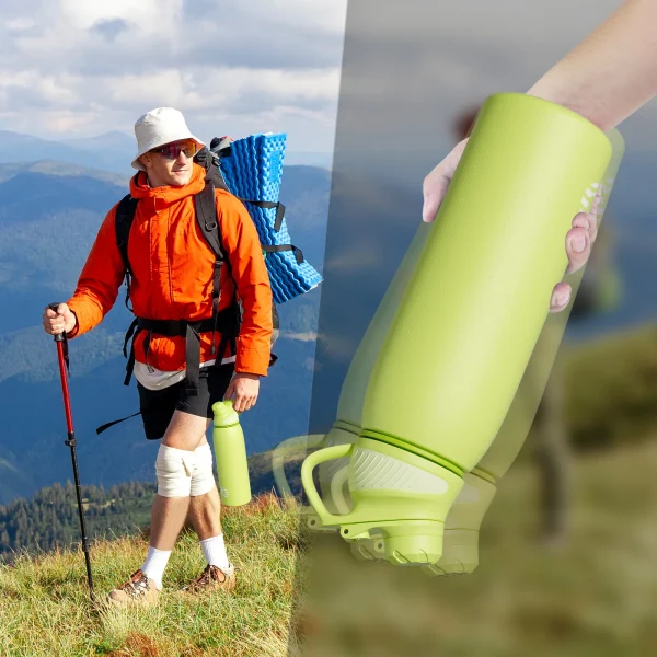 FJbottle Stainless Steel Thermo bottle Portable Outdoor Tumbler Vacuum Flasks Cold Sports thermal Water Bottle 1000ml 6