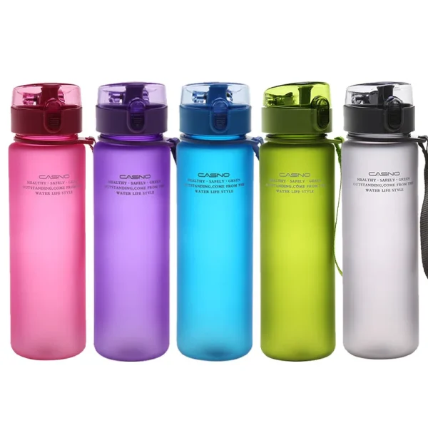 New Sport Water Flessen Draagbare Lekvrij Outdoor Shaker Mijn Fles Tritan Plastic Milieuvriendelijke Drinkware Bpa Gratis 4
