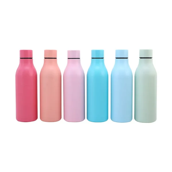 Stainless steel water bottle inside and outside 304 outdoor sports cup Portable car thermal insulation cold water cup 5