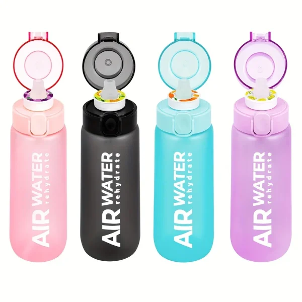 750ml/25oz Fruit Flavor Water Bottle 0 Sugar 0 Calories Sports Drinking Cup with 7 Fruit Pods Ideal for Fitness Sports Outdoor 2