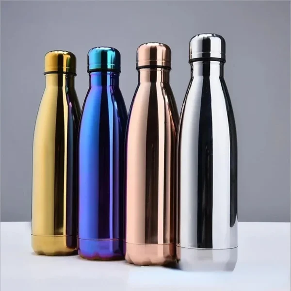 LMHBJY 500/1000ml Double-Wall Insulated Vacuum Flask Stainless Steel Thermos Cola Water Beer Outdoors Sport Water Bottle 2