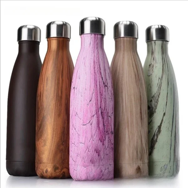 LMHBJY 500/1000ml Double-Wall Insulated Vacuum Flask Stainless Steel Thermos Cola Water Beer Outdoors Sport Water Bottle 4