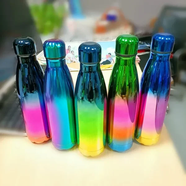 LMHBJY 500/1000ml Double-Wall Insulated Vacuum Flask Stainless Steel Thermos Cola Water Beer Outdoors Sport Water Bottle 5