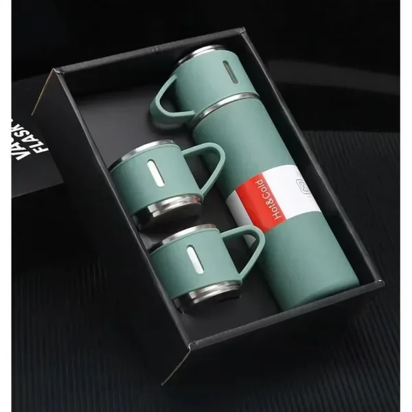 500ML 304 Stainless Steel Vacuum Insulated Bottle Gift Set Coffee Mug Business Style Insulated Water Bottle for Tea Coffee Drink 1