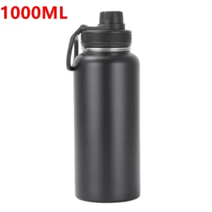 1000ML Stainless Steel Thermos Bottle Large Capacity Thermal Water Bottle Insulated Cup Double Wall Vacuum Flasks Travel Outdoor 1