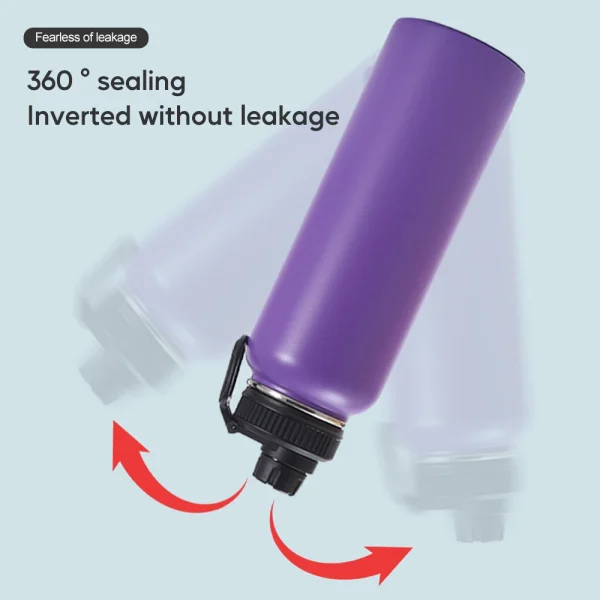 1000ML Stainless Steel Thermos Bottle Large Capacity Thermal Water Bottle Insulated Cup Double Wall Vacuum Flasks Travel Outdoor 5