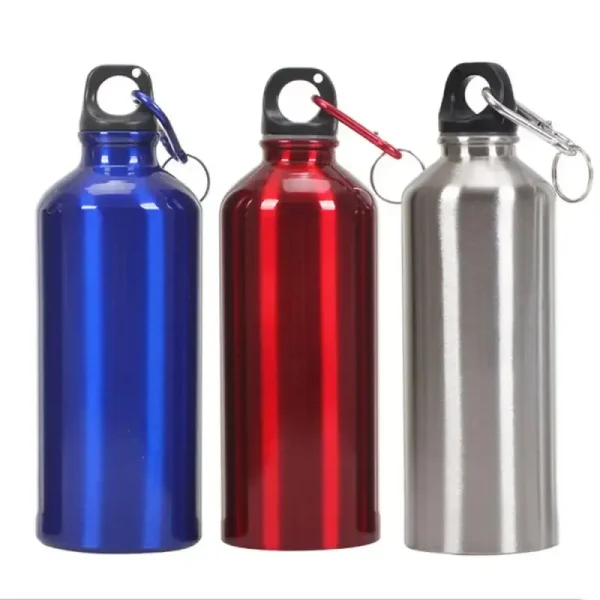 500ml Double Wall Stainles Steel Water Bottle Thermos Bottle Keep Hot and Cold Insulated Vacuum Flask Sport Aluminum Alloy 1