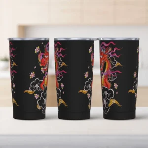 Stainless Steel Tumbler Mulan Mushu Coffee Mug Keep Heat Cold and Hot Mugs Cup Camping Custom Water Bottle 1