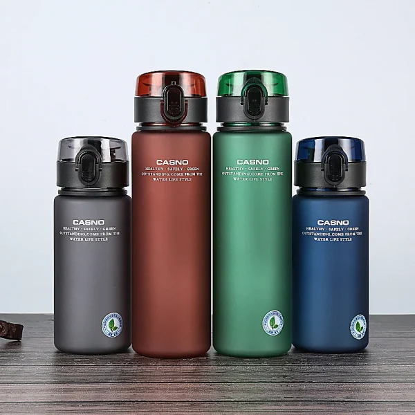 New 9 Colors BPA Free Leak Proof Sports Water Bottle High Quality Tour Hiking Portable My Favorite Drink Bottles Cup 560/400ml 3