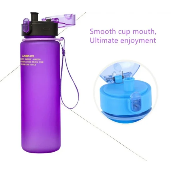 New 9 Colors BPA Free Leak Proof Sports Water Bottle High Quality Tour Hiking Portable My Favorite Drink Bottles Cup 560/400ml 4