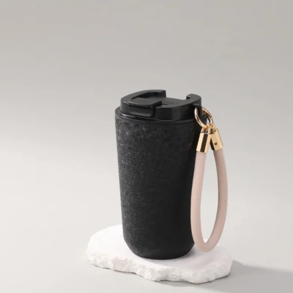 Titanium Liner Travel Thermal Mug with Lid Double-Wall Vacuum Insulation Water Bottle Portable Leakproof WideMouth 280/380/480ml 4