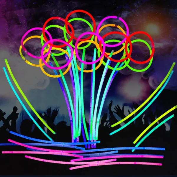 10~100pcs Glow Stick Night Light Props for Gatherings Festival Birthday Party Concert Cheering Props Wrist Decoration TMZ 4
