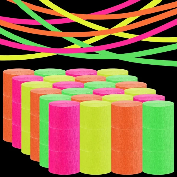 25M 4.5cm UV Glow Tape Neon Party Stickters Glow Party Supplies Decorations For Wedding Birthday Fiesta Party 1