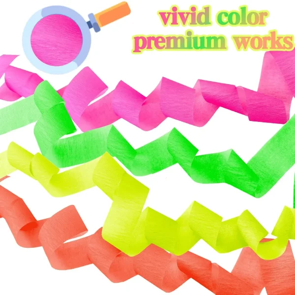 25M 4.5cm UV Glow Tape Neon Party Stickters Glow Party Supplies Decorations For Wedding Birthday Fiesta Party 5