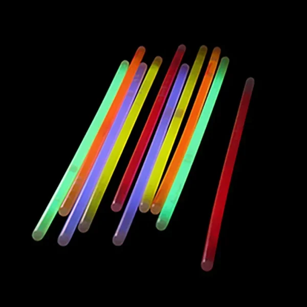 50/100pcs Light Glow Stick Party Supply Necklace Bracelets Wedding Bar Light Stick for Festive Concert Party Logo Printing 5