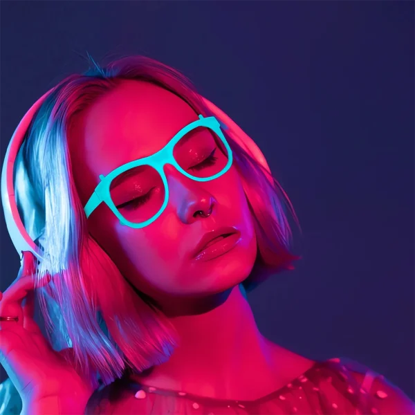 5Pcs Light Up LED Glasses Colors Glow Glasses Glow in The Dark Birthday Party Supplies Neon Party Favors for Kids Adults 4