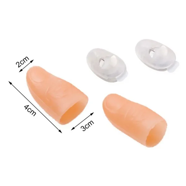 2 Pcs Thumb Finger Light Magic Trick Props Led Flashing Fingers Colorful Party Supply LED Thumbs Lights Children Toys For Party 6