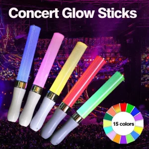 15 Colors Kpop Lightsticks Light Glow Sticks Luminous Rod Concert Glow Stick Glowing Materials for Idol Concert Birthday Party 1