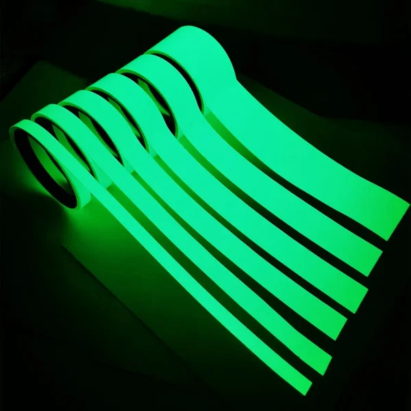 Self-adhesive Luminous Tape Glow In The Dark Tape Emergency Logo In The Dark Afety Stage Stickers Home Party Supplies Decor Warn 2