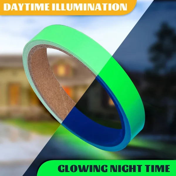 Luminous Tape 5 Meters Self-adhesive Glow Emergency Logo In The Dark Safety Stage Stickers For Home Party Decoration 3