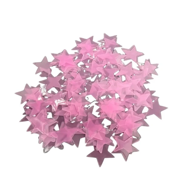 100Pcs Glowing In Dark Star Wall Sticker for Children Baby Bedroom Decors 5