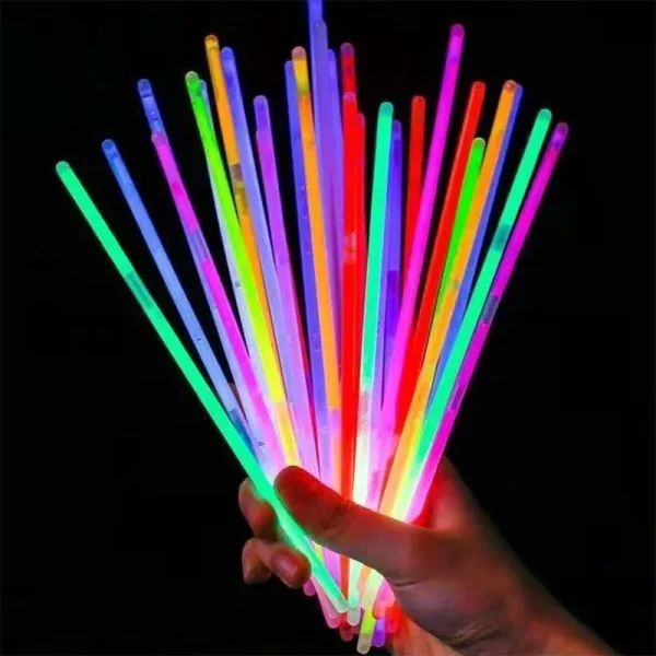 Party Glow Sticks Toys Fluorescence Light Glow In The Dark Bright Bracelets Colorful Glowing Stick Birthday Party Live Concerts 3