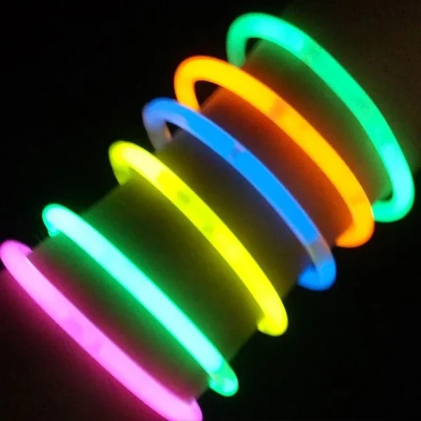 Party Glow Sticks Toys Fluorescence Light Glow In The Dark Bright Bracelets Colorful Glowing Stick Birthday Party Live Concerts 4