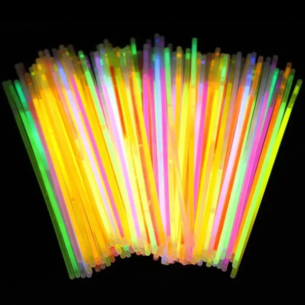 Party Glow Sticks Toys Fluorescence Light Glow In The Dark Bright Bracelets Colorful Glowing Stick Birthday Party Live Concerts 5