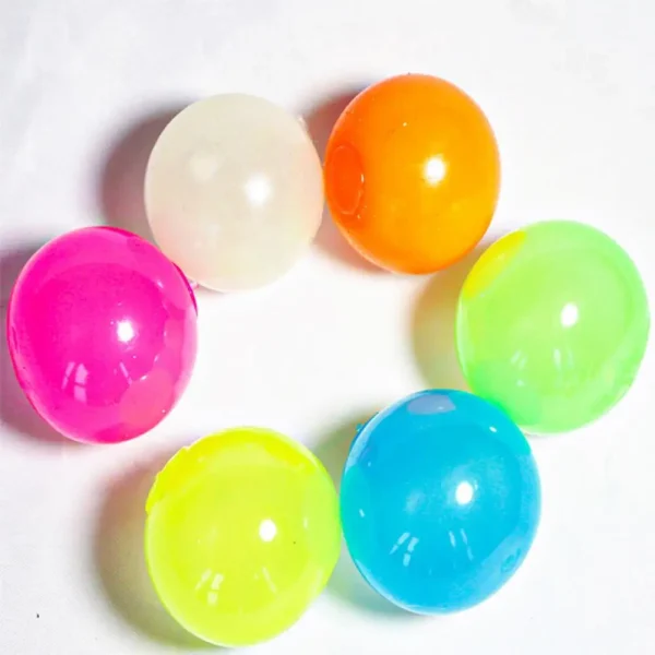 2Pcs Luminous Sticky Ball Glowing Ceiling Ball Throwing Indoor Decompression Parent-Child Sticky Target Ball Kids Sticky Balls 4