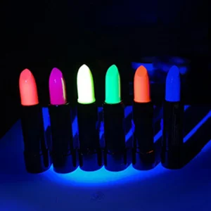 Blacklight Neon Lipstick Face Body Paint Glow in the Dark UV Reactive Light up Clubbing Costume Makeup UV Glow Party Supplies 1