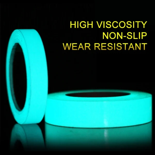 Luminous Tape 10m Dark Green Self-adhesive Tape Night Vision Glow In Dark Safety Warning Security Stage Home Decoration Tapes 5